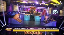 Melissa Paredes se convirtió en el bufón de Los Reyes del Playback