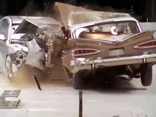 2009 Chevy Malibu vs 1959 Bel Air Crash Test | Consumer Reports