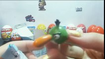 kinder surprise spiderman Angry Birds Surprise Eggs 3D toy