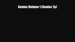 Download Genius Volume 1 (Genius Tp) Free Books