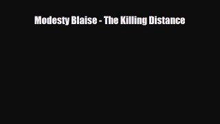Download Modesty Blaise - The Killing Distance PDF Book Free