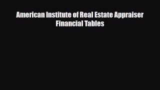 [PDF] American Institute of Real Estate Appraiser Financial Tables Download Full Ebook