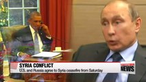 U.S. and Russia agree to Syria ceasefire from Saturday