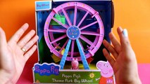 Conhecendo a Roda Gigante da Peppa Pig - Peppa Pigs Theme Park Big Wheel