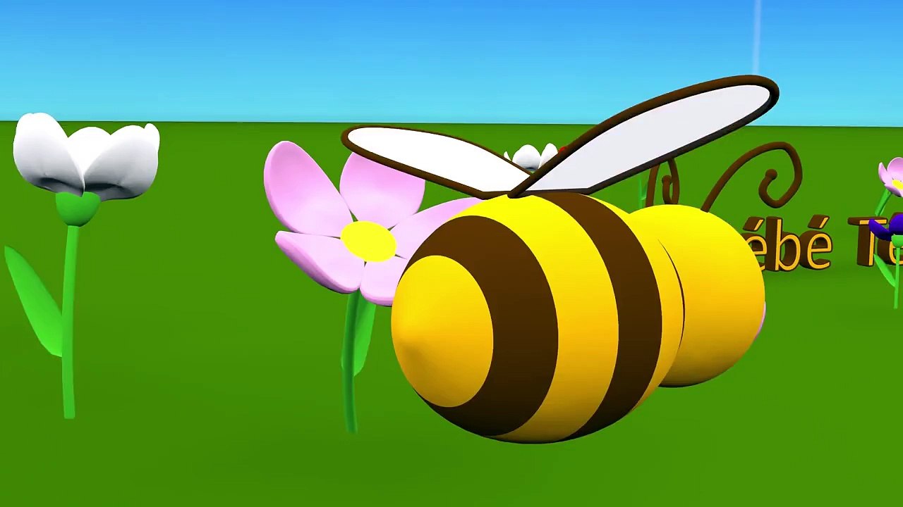 Dessins animés pour bébés en français. Apprenez les formes avec une petite abeille - 1.