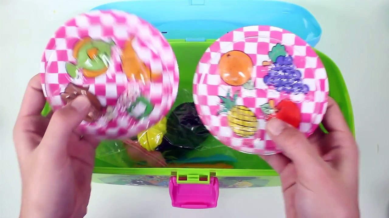 Play Doh Barbapapa Molds and Shapes Carry Case Play Dough Picnic Set Barbapapá Barbapapa