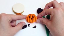 How to make Halloween pumpkins with Play Doh Calabazas play dough