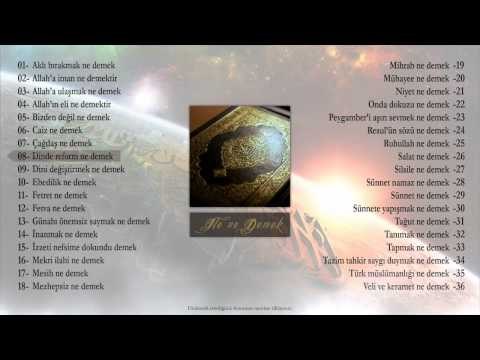 08 Dinde reform ne demek - Sorularla İslamiyet