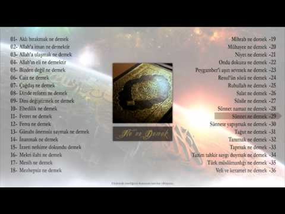 29 Sünnet ne demek - Sorularla İslamiyet