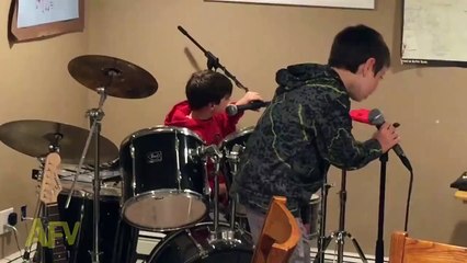 Brother Insults Brother Then Falls