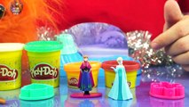 Disneys Frozen Play-Doh Sparkle Snow Dome Playset Make Olaf and Sven Hasbro