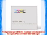 Prestige Cartridge C7115X/15X - Pack de 2 cartuchos de tóner láser para HP LaserJet 1000/1200/1220