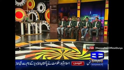 Mazaaq Raat 22 February 2016 - Pakistan Hockey Team - Dunya News