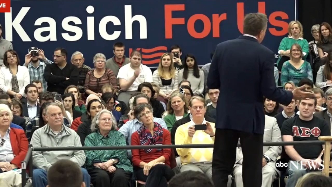 Kasich: Women came out of the kitchen to support me