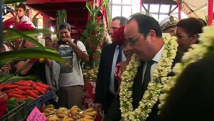 Polynésie : François Hollande reconnaît l'impact des essais nucléaires