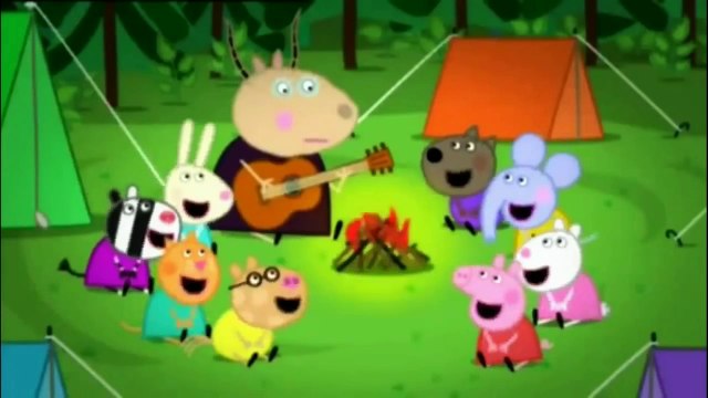 Peppa la Cerdita La cancion de Bing Bong en el Campamento