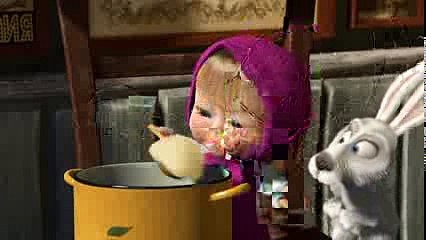 Маша и Медведь - Маша + каша (Я вкусней накашеварю)