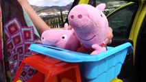 Мультфильм Свинка Пеппа из игрушек. Едем на пляж. Видео и игры для детей