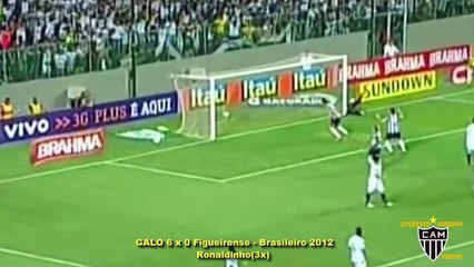 (HD)Todos os GOLS do Ronaldinho com o GALO(NARRAÇÃO DO CAIXA)