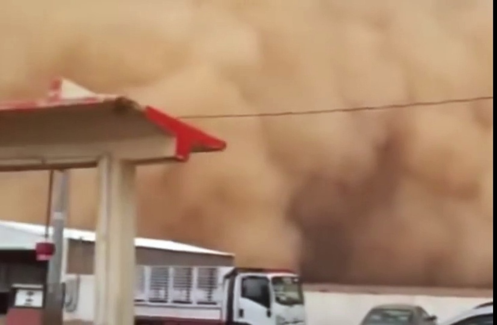 ⁣Песчаная буря. Саудовская Аравия