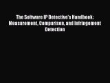 PDF The Software IP Detective's Handbook: Measurement Comparison and Infringement Detection
