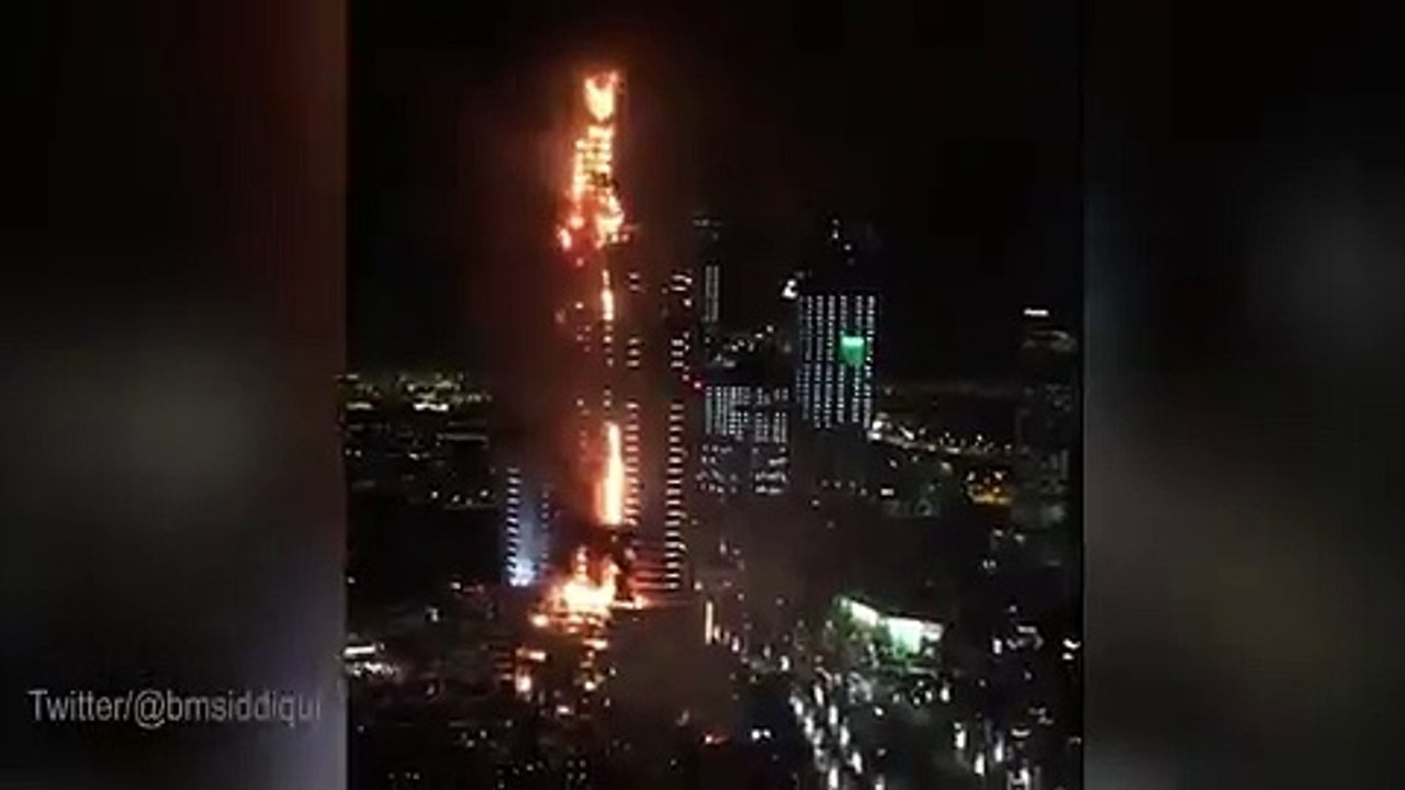 Happy new Year Fire in Hotel 2016