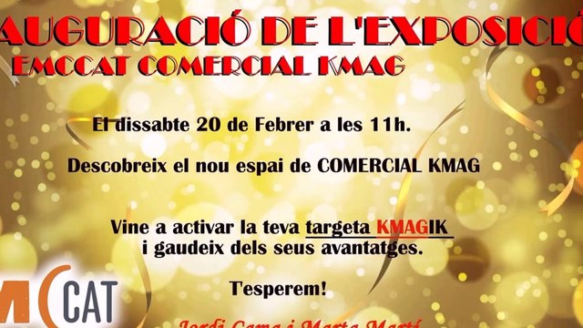 Inauguració Exposició Comercial KMAG Materials