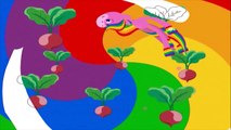 Цвета для детей, развивающий мультик Лошадка радуга учим цвета: овощи