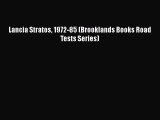 [PDF] Lancia Stratos 1972-85 (Brooklands Books Road Tests Series) [Download] Online