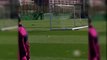 Lionel Messi scores amazing goal from Corner kick in Barcelona Training - 2016 (FULL HD)