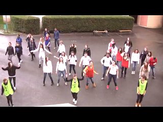 Flasmob EURO 2016 UNSS A.S.CLAUDE BERNARD