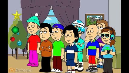 Calliou Destorys The Christmas Tree/Grounded