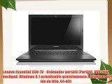 Lenovo Essential G50-70 - Ordenador portátil (Portátil DVD±RW Touchpad Windows 8.1 actualizable