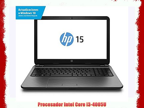 HP 15-r249ns - Portátil de 15.6 (Intel Core i3 4005U dual-core a 1.7 GHz y 3 MB caché con gráficos