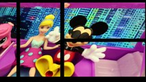 Littlest Pet Shop PET LIMO ✪ Play Doh Makeover With Magic Clip Cinderella, Mickey Mouse & Spiderman