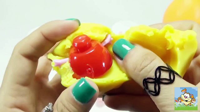 New Play Doh Peppa Pig Maker | Surprise Eggs Peppa Pig Toys and Peppas Family Play Dough Set 2016