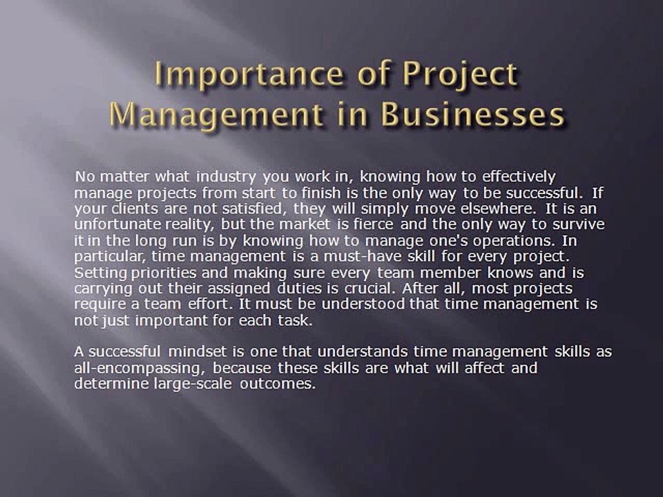 Project Management Construction -Tips For Planning A Project