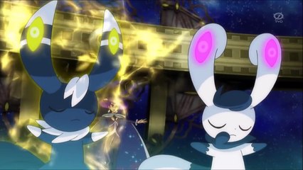 Ash vs Olympia / Pokemon XY Anister city gym AMV