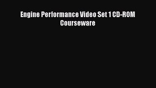 [PDF] Engine Performance Video Set 1 CD-ROM Courseware [Download] Full Ebook