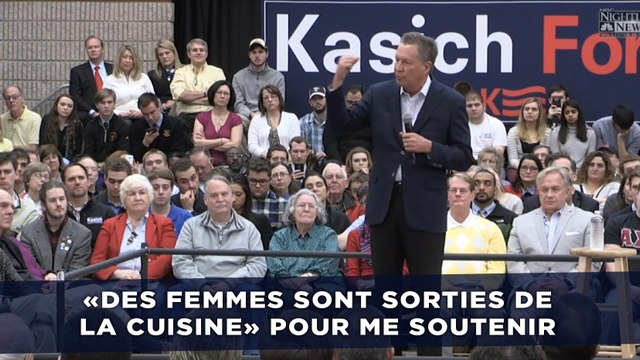 «Des femmes sont sorties de la cuisine» pour me soutenir