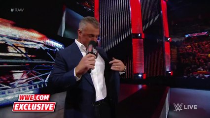 Shane McMahon thanks the WWE Universe- Raw Fallout, February 22, 2016