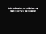 Read College Prowler: Cornell University (Collegeprowler Guidebooks) Ebook Free