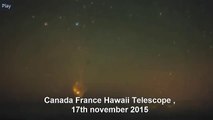 Cloaked UFO coming out of the pacific ocean - canada france hawaii telescope - 17th November 2015