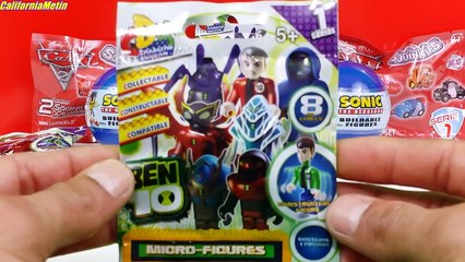 Surprise Eggs Sonic Blind Bag Ben 10 Cars 2 Squinkies