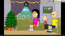 Dora And caillou gets grounded on christmas