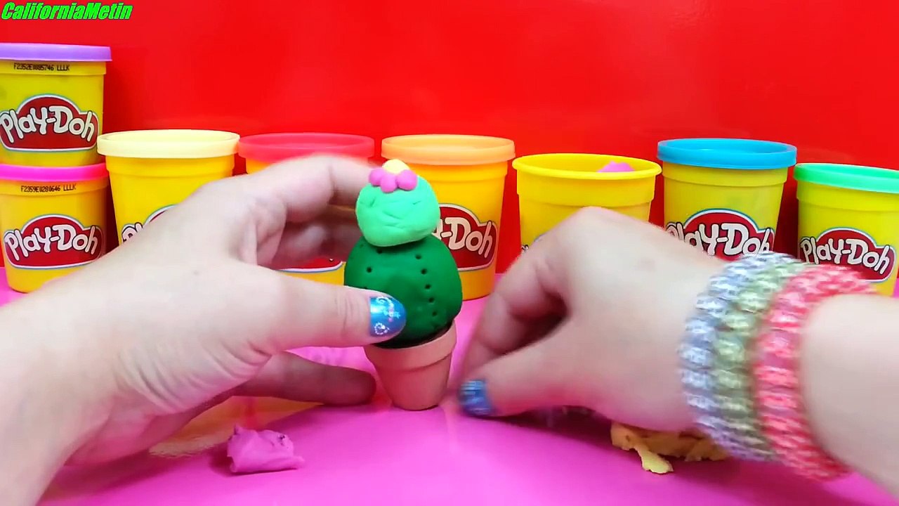 Play Doh How to Make Cactus