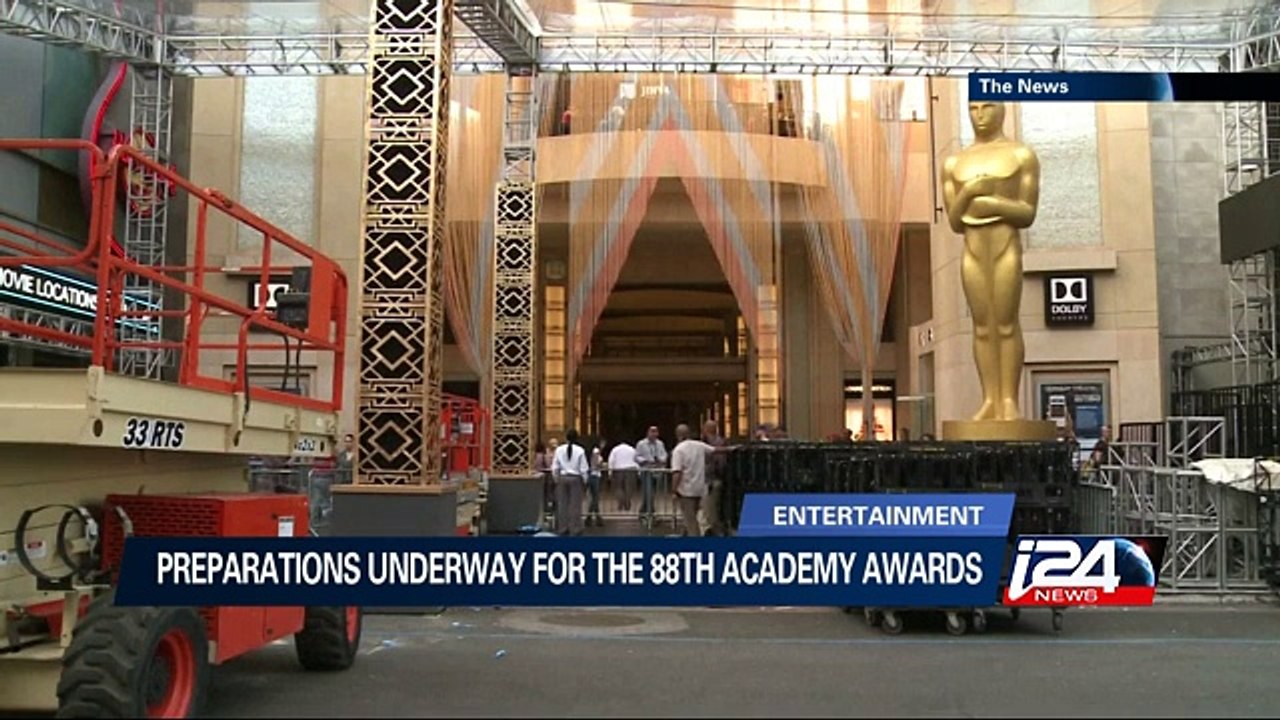 Preparations underway for the 88th Academy Awards