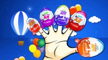 Kinder Surprise Eggs Finger Family Children Nursery Rhymes | Surprise Eggs Finger Family
