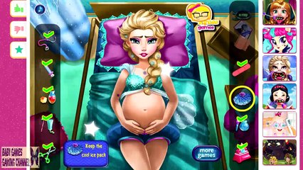 Pregnant Elsa and Anna Emergency - Frozen Games