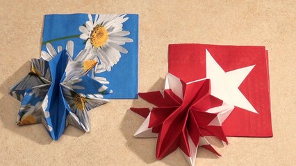 Салфетки для сервировки стола. Servietten Falten